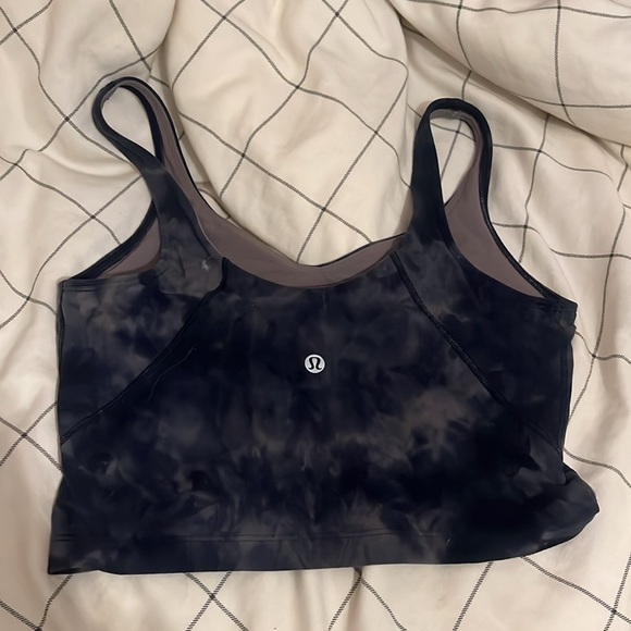 Lululemon Black and Gray Tie-Dye Align Tank - Picture 2 of 2